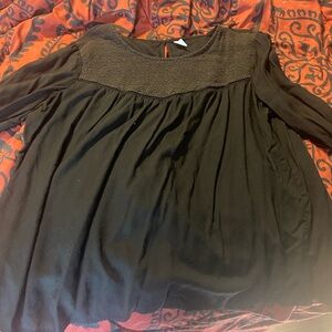 Elegant Black Women's Top